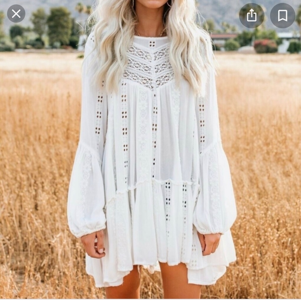 Free People Kiss Kiss tunic top/dress